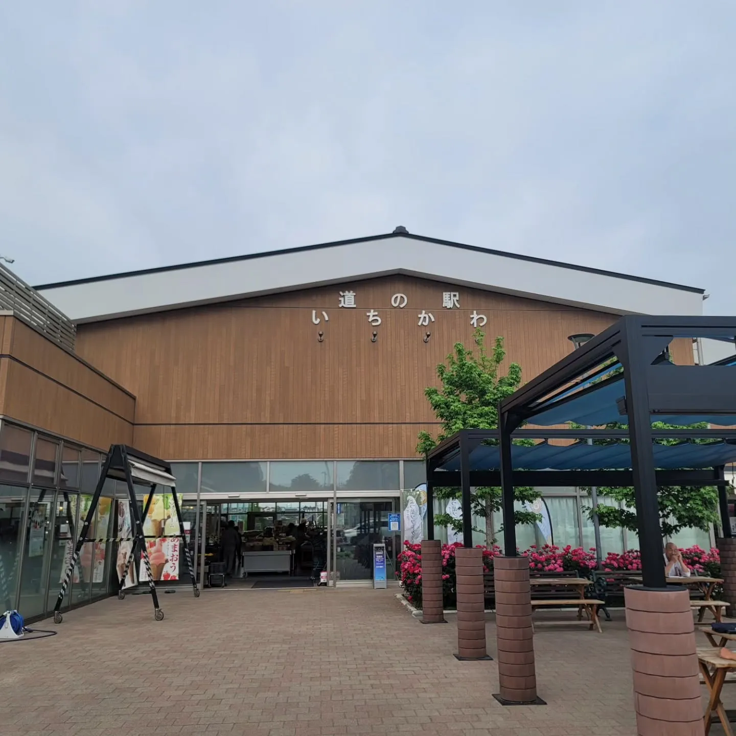 道の駅いちかわ様にて、新茶のシーズンにあわせてお煎餅を置かせ...